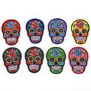 8Pcs iron on patches for clothes sew-on embroidered patch applique rose skul NTO