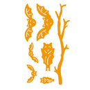 DIY Branch Bat Design Metal Cutting Die For Scrapbooking Album Paper Cards TO