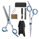 Pro 6" Thinning Shears Scissors Combs Hair Clips Hair Cutting Capes Set