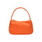 Nylon Casual Women Handbag Tote Female Solid Underarm Shoulder Bag (Orange)