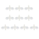 10pcs Plastic Aquarium Tank Suction Cup Clear Fish Tank Divider Sheet Holder