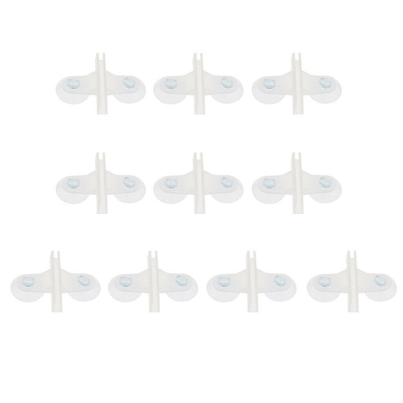 10pcs Plastic Aquarium Tank Suction Cup Clear Fish Tank Divider Sheet Holder