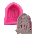 Wedding Couple Shaped Silicone Cake Decorating Mold Sugarcraft Mold Pastry 3C