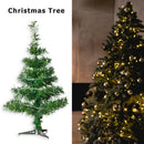 Christmas Tree Ornaments with Light New Year Party Xmas Decoration (Green) A