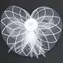 Flower Feather Fascinator Headband Hat Wedding Prom Ladies, White