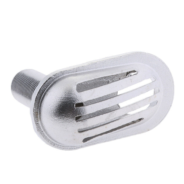 1/2" Stainless Steel Threaded Thru Hull Fitting Intake Strainer Boat Filter