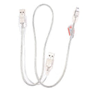 Dual USB 2.0 A Male to Mini USB B 5 Pin Male Data Cable For 2.5 HDD Hard Dr r Bj