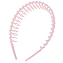 10pcs Colorful Plastic Wave Narrow Alice Hair Band Headband Hair Accessories
