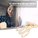 Single Coil Pickup Frame Mounting Rings+Pickguard for ST Electric Guitar