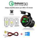 QC3.0 Dual Port USB Fast Car Charger Quick Charge Universal Voltage Di L0Z2