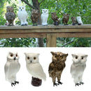 Vivid Xmas Decor Artificial Owl Feathered Bird Tree Ornaments Brown HOT