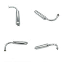 Exhaust Pipe Muffler 48cc 66cc 70cc 80cc Motorised Motorized Bicycle Bike New
