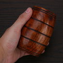 Big Belly Beer Cup Carved Classic Three-line Classical Wooden Cup