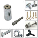 Universal Socket Wrench Power Drill Adapter 3pcs/Set Nut Bolt Tool F1C1 C5Z R7E3