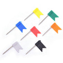 Mixed color flag pin map whiteboard bulletin board office paper stationery OZ