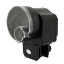 Battery Powered Time Settable Automatic Fish Feeder Black for Aquarium