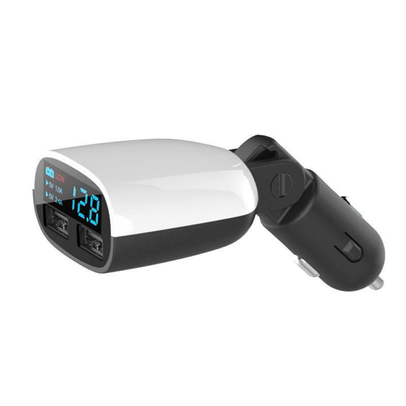 2016 Car Charger Dual USB Plus Adapter Cigarette Lighter LED For All iPad Tablet