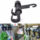 Vehicle Car Headrest Seat Double Hook Holder Hanger Bag Organizer Coat Hanger JT