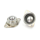 2PCS Base Rolling Work Table Roller Ball Bearing Caster Wheel with 2 holes Kd -Q