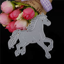 Horse Metal Cutting Dies For Scrapbooking Embossing DIY Paper Cards Decor 3CAU