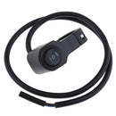 Waterproof 12V Motorcycle Aluminium 7/8" Headlight Switch with 3 Wire Black