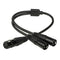3Pin XLR Female Jack To Dual 2Male Plug Y Splitter Cable Adaptor Audio Cable