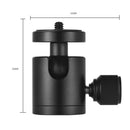 VD-M1 Mini Ball Head Aluminum Alloy 360 Degree Rotating Tripod Ball Head A