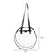 Summer Beach Round Transparent Women Handbag Tote Shopping Bags (Black)