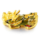 Pixiu Lucky Amulet Bracelet Wristband Jewelry Shining Crystal with Golden-plated