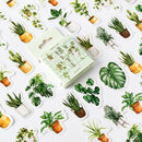 45pcs green leaves tree life plants DIY Diary Craft Stickers Scrapbooking decoï¼W
