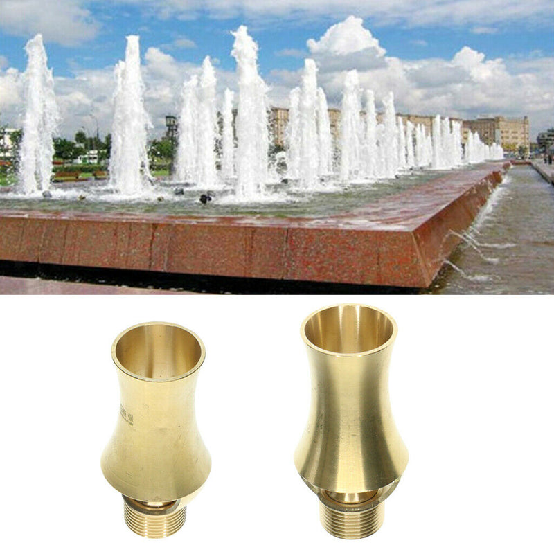 Pack of 4 Cascade Cedar Display Fountain Nozzle Brass Water Spray Sprinkler for