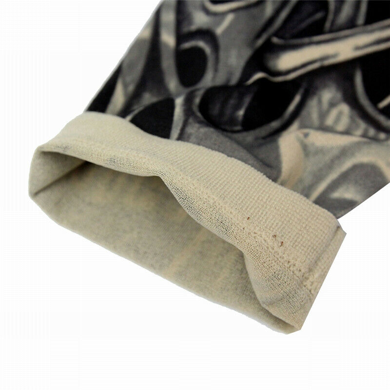 2Pcs 42Cm Driving Sunscreen Arm Tattoo Sleeve Man Woman Cool Cycling Tempor R3C6