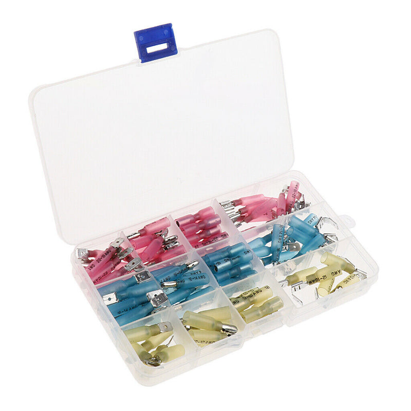 100 PCS HEAT SHRINK CABLE TUBING TUBE SLEEVING SLEEVE WRAP