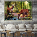 Wild Deer 5D Diamond Painting Embroidery DIY Cross Stitch Craft Home Decor
