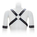 Mens Leather Chest Harness Straps Belts Suspenders Braces Arm Band Costume
