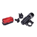 5LED Bicycle Headlight + Taillight Mountain Road Bike Rear Lamp Front Light