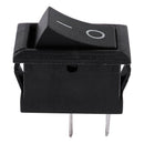 10 Pcs AC 6A/250V 10A/125V 2 Solder Lug On/Off Mini Boat Rocker Switch G4E4