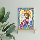 5D DIY Special Shaped Diamond Painting Religious Cross Stitch Mosaic Kit