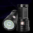 Powerful Led Flashlight 7500K 6 x T6 Led Torch Light Flashlight 3 Modes Por