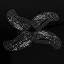 New 24 Styles Eyebrow Grooming Stencil Kit Template Make Up Shaping Beaut NIC