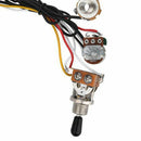 Electric Guitar Wiring Harness Kit 3 Way Toggle Switch 2 Volume 1 Tone 500K Y1T8