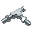 3-Way 1/8" NPT To 4AN Plug Oil Feed Pressure Sensor Adapter , 6*5*1cm