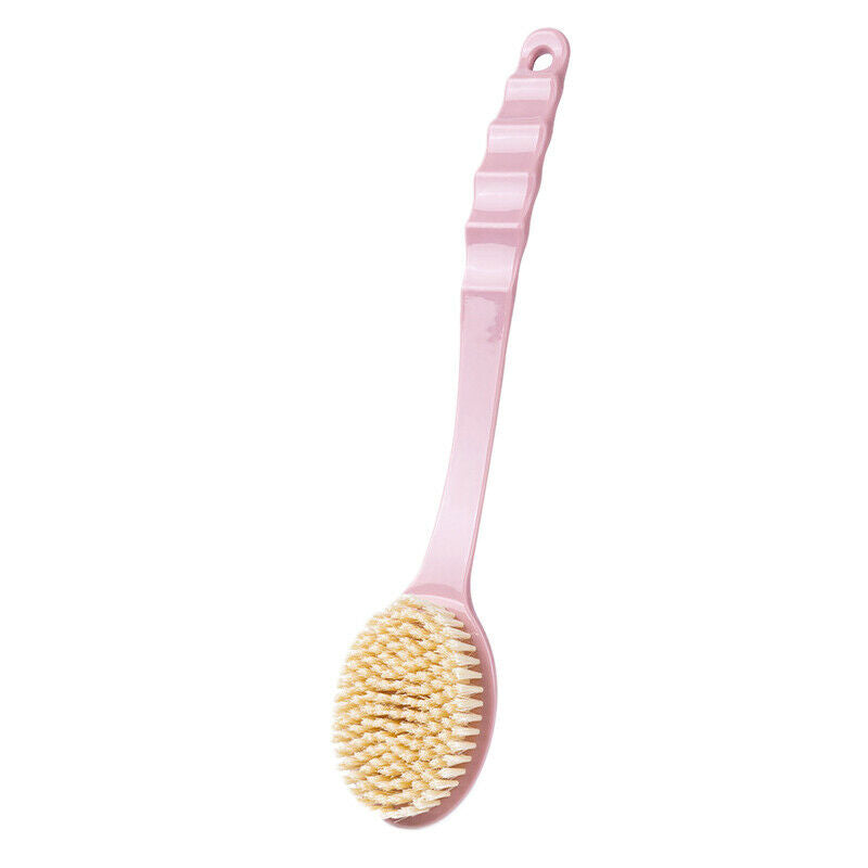 Bath Brush Long Handle Scrubber Skin Massage Brush Feet Rubbing Body Brush  Y4B3