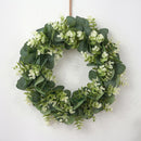 17inch Door Wreath Home Wall Window Front Door Green Leaf Garland Celebration