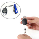 Heavy Duty Retractable Carabiner Badge Tinker Reels 60cm Pull Wire with Key M7N1
