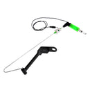 Fishing Bite Alarm Indicator Hanger for LED Day Night Tackle L Green