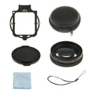 16X Macro Lens Close Up Filter Kit w/ Case Wrist Strap for Gopro Hero 3 Cam