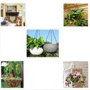 12x Garden Flower Pot Basket Replacement Hanging Chains Hanger Hooks Set