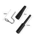 20pcs Carp Fishing Line Fixing Europe Hair Rigs Hooks End Tackle Terminals