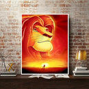 5D DIY Full Drill Diamond Painting The Lion King Cross Stitch Decor (654)
